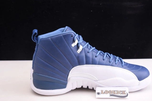 Kicktheory Stone Blue Air 130690-404 Jordan 12 Retro 0818